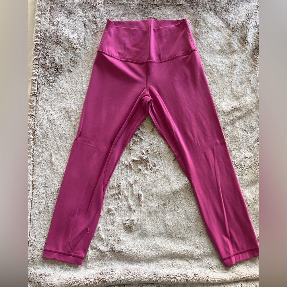 Lululemon High-Rise Align Leggings in Pow Pink Tone 23”